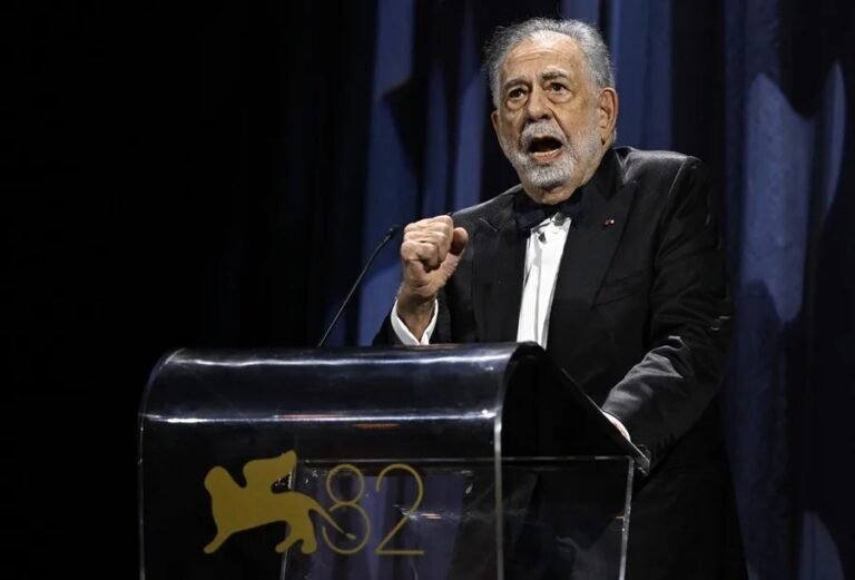 El director estadounidense Francis Ford Coppola en el Festival Internacional de Cine de Venecia (Italia).