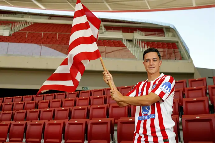 Giacomo Raspadori: "Estoy muy ilusionado y con ganas de tener éxito en el Atlético de Madrid