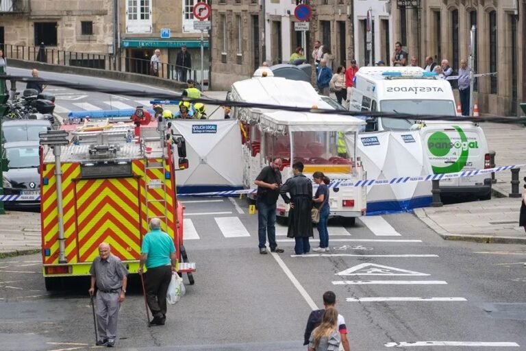 atropello tren tur&iacute;stico Santiago anciana
