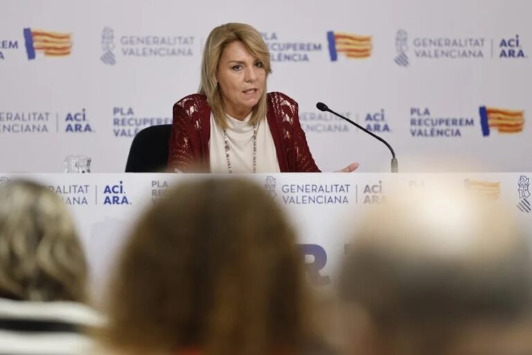 Rueda de la prensa de la vicepresidenta del Consell Susana Camarero, tras la reunión del Gobierno valenciano