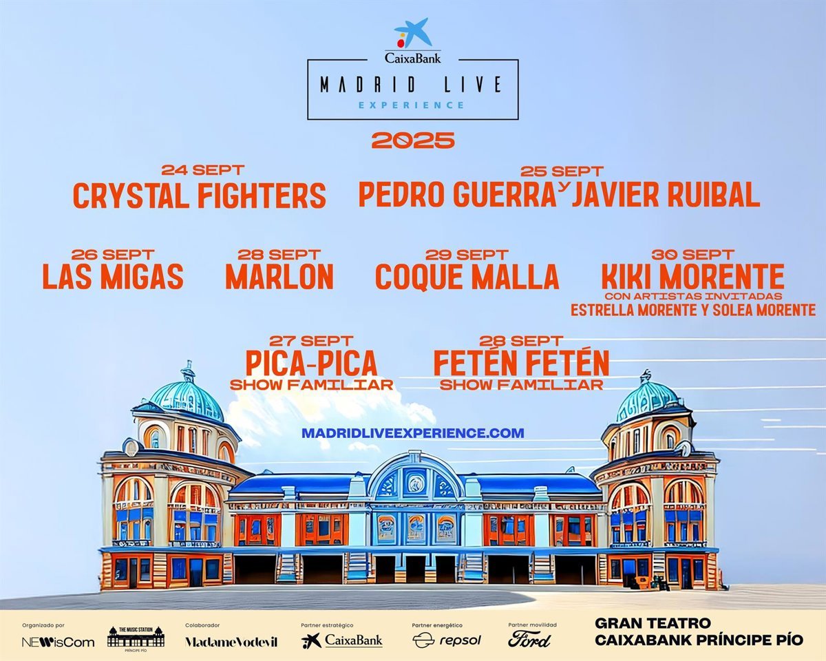 Crystal Fighters, Coque Malla, Marlon y Kiki Morente estarán en el CaixaBank Madrid Live Experience