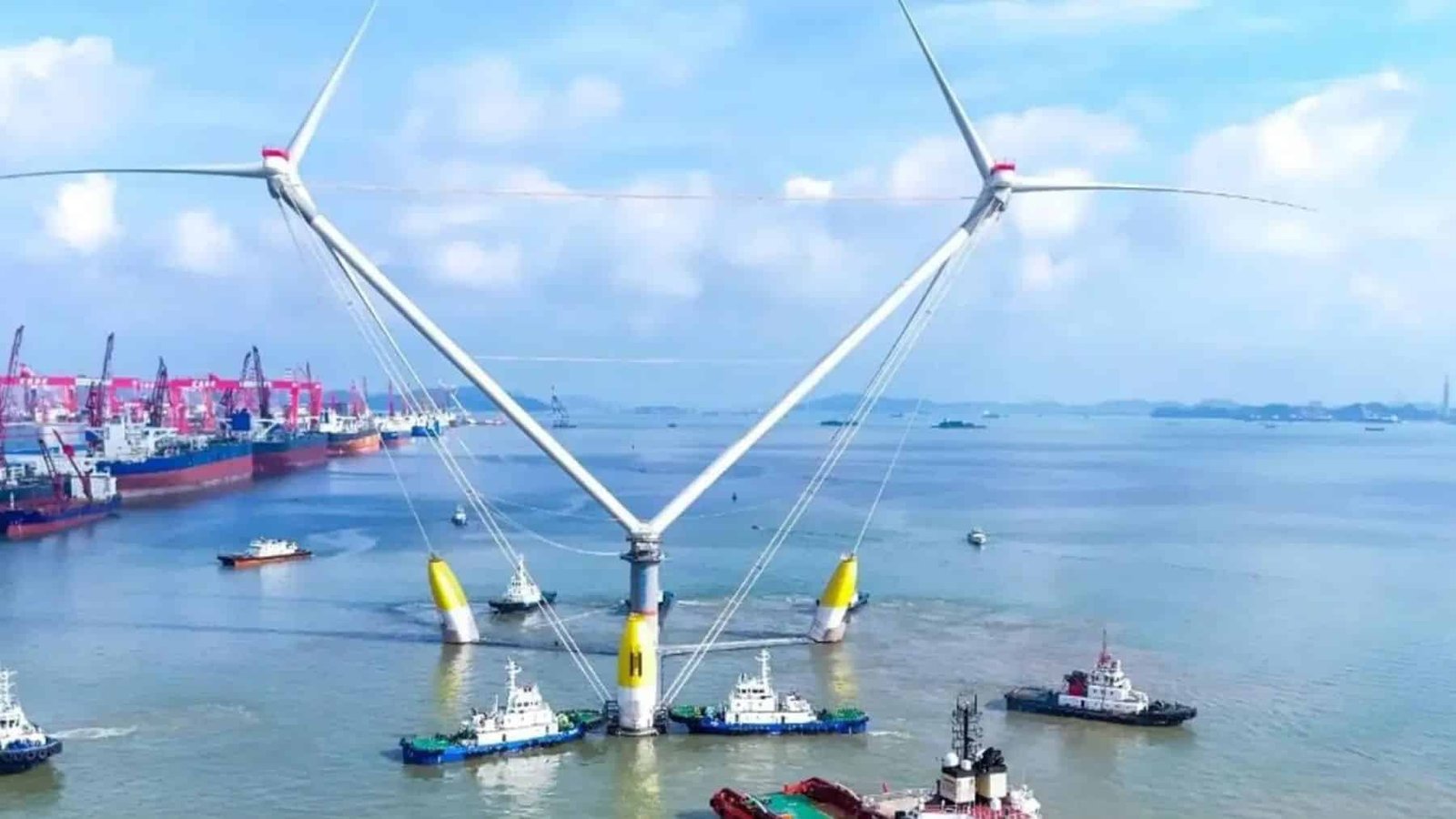 La energía eólica avanza rápidamente: dos turbinas para 30 MW y no es lo más inusual