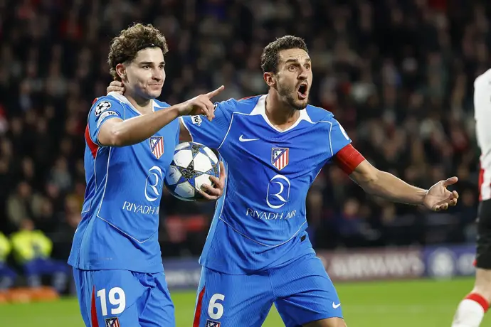 El Atlético renace en Eindhoven en un emocionante duelo que revive sus esperanzas europeas