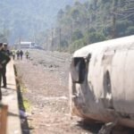 Uno de los vagones del tren de Iryo que descarril&oacute;, a 20 de enero de 2026, en Adamuz, C&oacute;rdoba, Andaluc&iacute;a