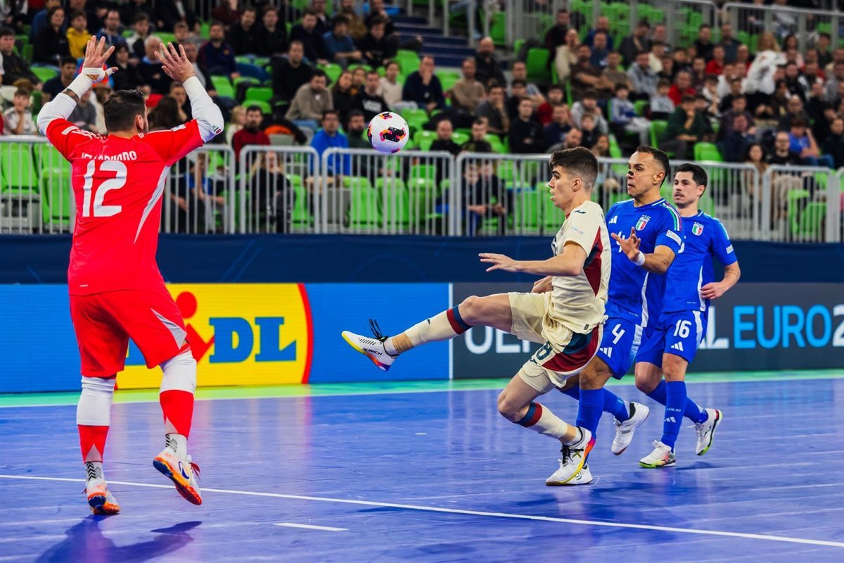 España elimina a Italia y avanza a las semifinales de la Eurocopa de Fútbol Sala