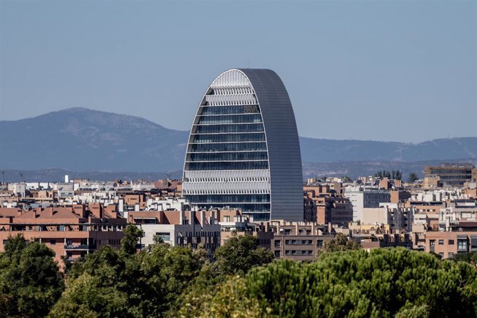 Archivo - Sede del BBVA en Madrid, a 3 de octubre de 2025, en Madrid (Espa&ntilde;a).