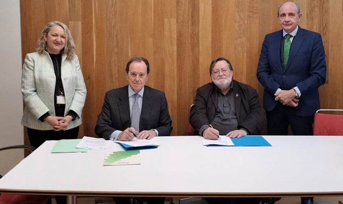 Firma de un convenio de colaboraci&oacute;n, a trav&eacute;s de la Asociaci&oacute;n de Amigos del Museo Arqueol&oacute;gico Nacional (AMAN), con la Fundaci&oacute;n Iberdrola Espa&ntilde;a.