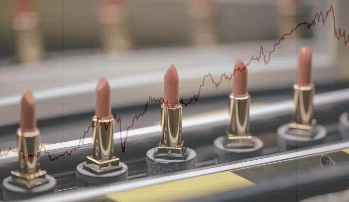 El efecto pintalabios, un indicador de consumo que aumenta en crisis, puede anticipar repuntes este