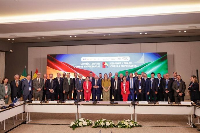 Momento de la reuni&oacute;n de Da Silva con empresarios