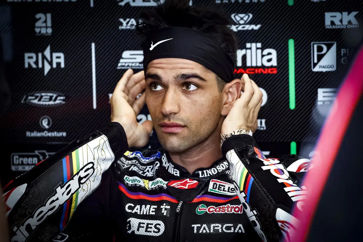 En este momento, percibo que Aprilia es como una familia para mí